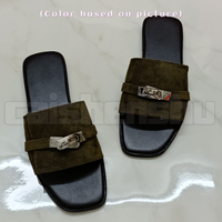 81 black olive suede