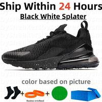 30 Black White Splater