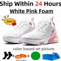 48 White Pink Foam