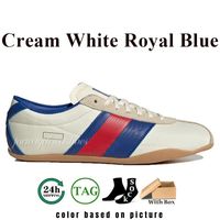 65 Cream White Royal Blue