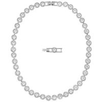 silver necklace+box