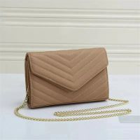 #3-khaki with gold chain