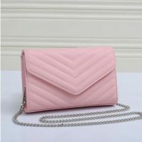 #2-light pink with silver chain
