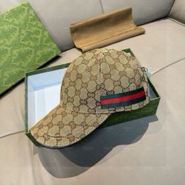 Fashion cap designer hat classic plaid Cottongg Baseball cap for men women high end luxury cap retro plaid letter Sun hat top Bucket hat nice