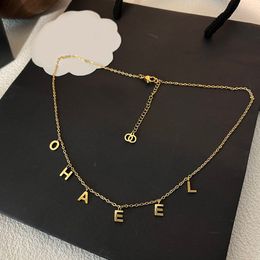 Gold Plated Crystal Necklace Stainless Steel Pendant Necklace Fashion Women Rhinestone Pearl Chains Necklaces Choker Chain Wedding Gifts Charm Jewelry
