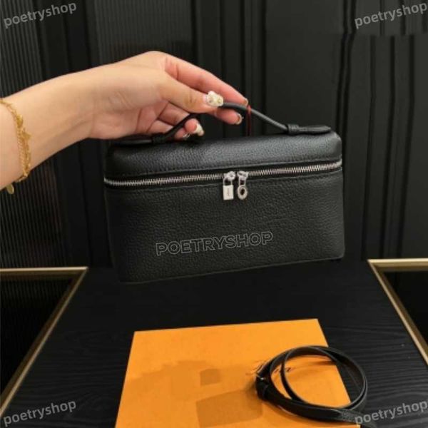 Designer Bags Lunch Box Women Bags Designer Makeup Handbag Genuine Leather Handbags Canvas Ostrich Stranded Two Way Shoulder Crossbody bag