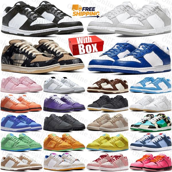 Free Shipping with box Designer sneakers travi travis dunksshoes dunksneakers dunkd sb low Running scottt Sport Shoes scottts trainers scottes for mens womens