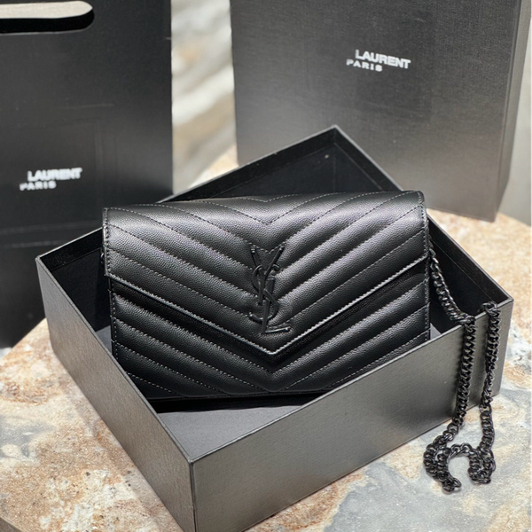 1:1 yslcross body Designer Bag Luxury CASSANDER Caviar Envelope Shoulder bag Fashion Understated Elegance Handbags Shoulder Bags Metal chain bag Handbag