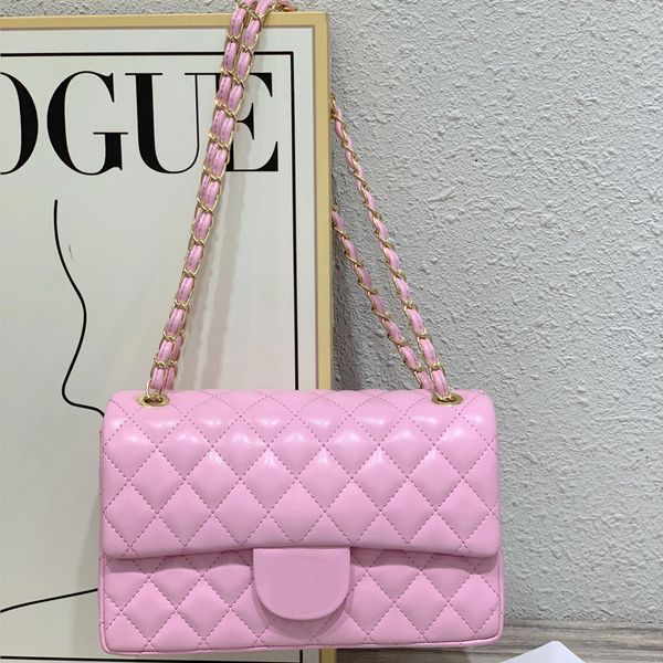 Women Designer bag Shoulder bag Classic Plaid Lattice Flap Totes Ladies Handbag Series Chain Purses Genuine Women Leather Bags Purse Double Letter Luxury bags
