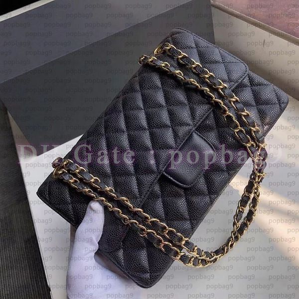Flap luxury bag designer bag Flap Bag Shoulder Bag women luxury handbag Mirror mini Quality Caviar Sheepskin crossbody bag Luxury Bag Quilted purse hobo 25cm
